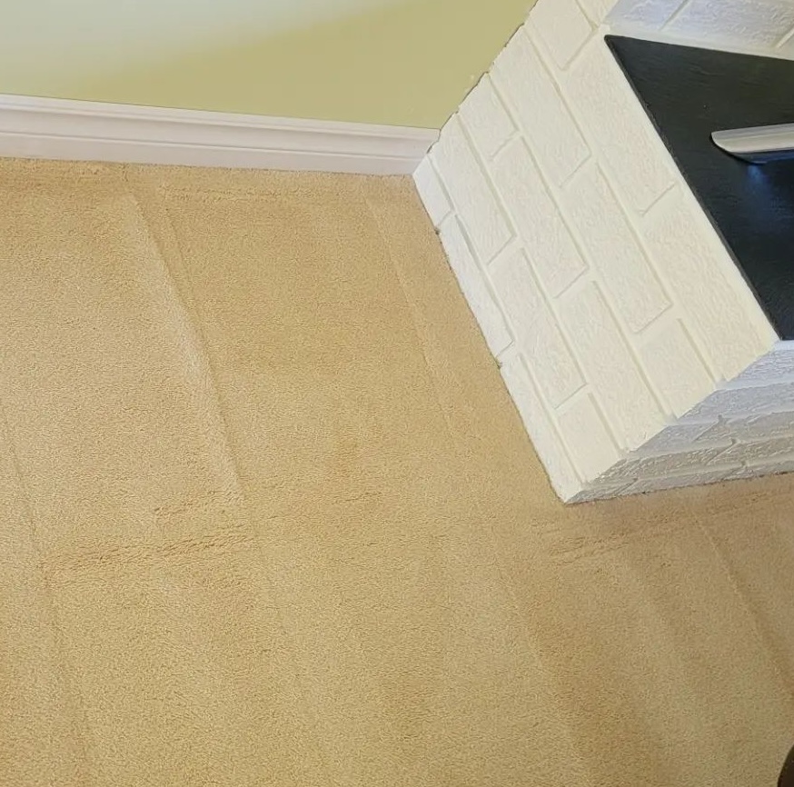After — carpet deep clean
